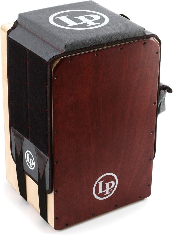 LP Latin Percussion Cajón Saddle LP-CJS Sattel, gepolsterte Sitzfläche und Seitentaschen