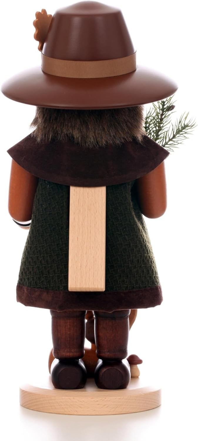 Christian Ulbricht Nussknacker Waldmann mit Rehkitz Natur - 39,5 cm