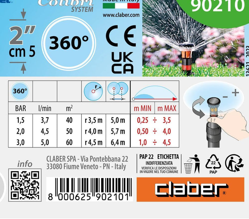 Claber – Kit Colibri 50 m ohne Programmierer