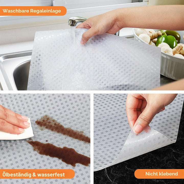 Schubladenmatte Nicht Klebende Haltbarem Schubladenauskleidung Antirutschmatte Eva Material Wasserdi
