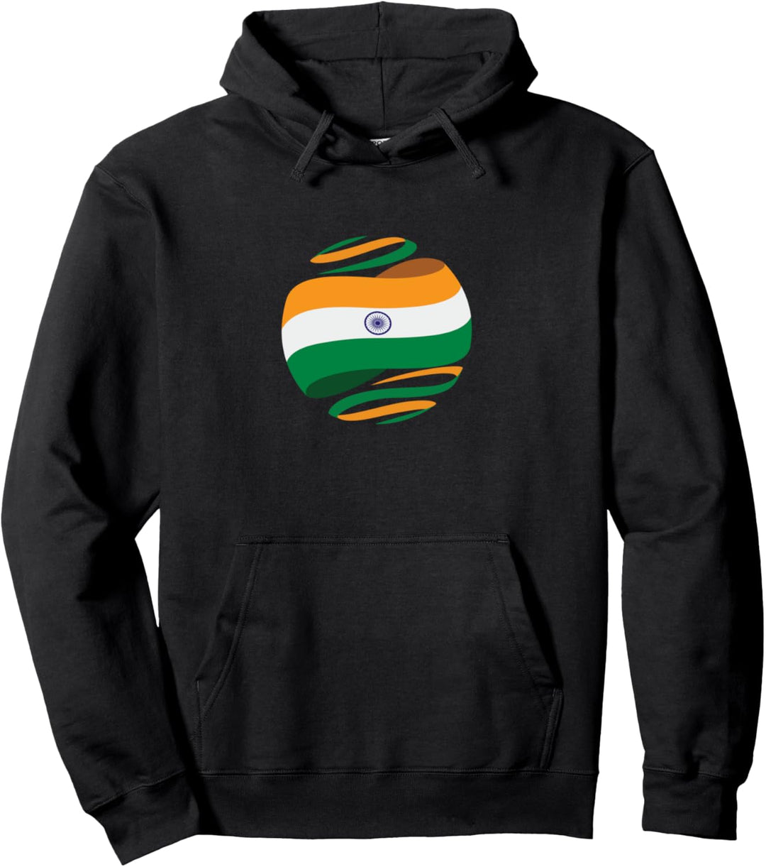 Flagge Indien Pullover Hoodie