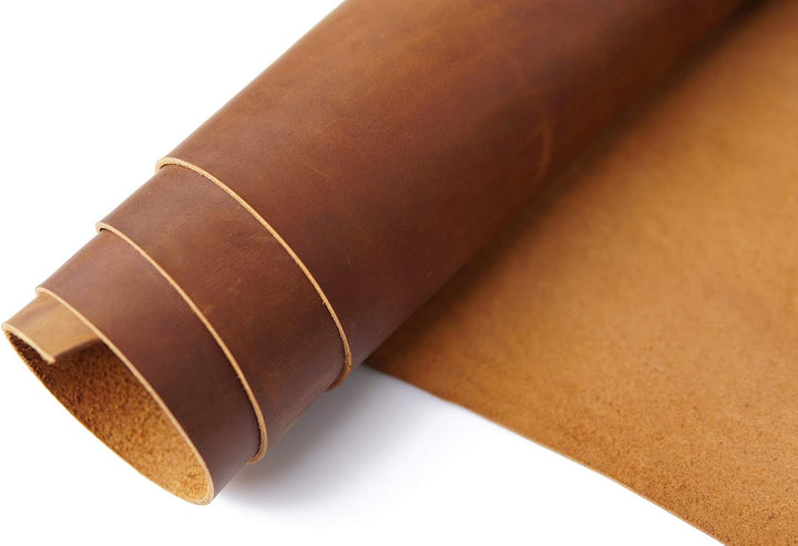 Lederzuschnitte, Rindsleder, für Basteln, Werkzeug, Nähen,Leder-Zubehör Bourbon 12"x12", Bourbon 12"
