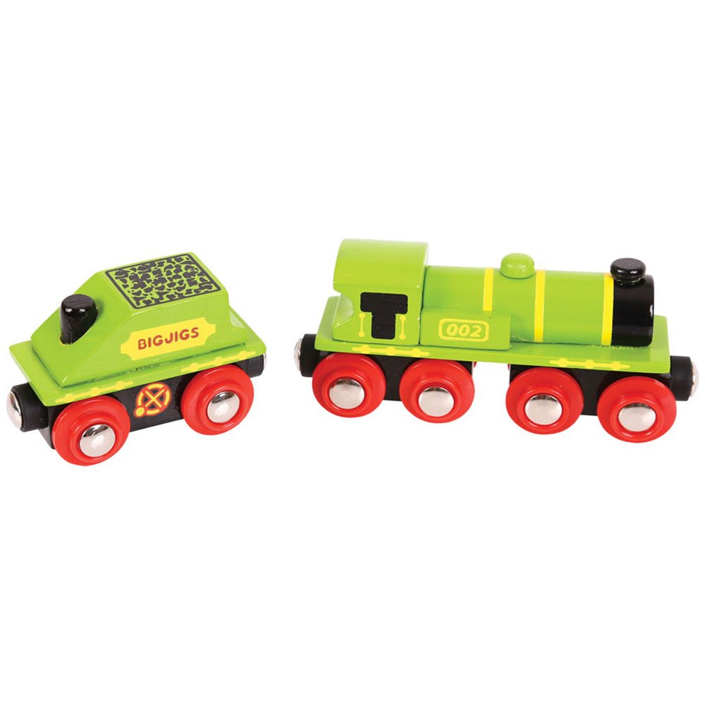 Bigjigs Rail Grosse grüne Lokomotive