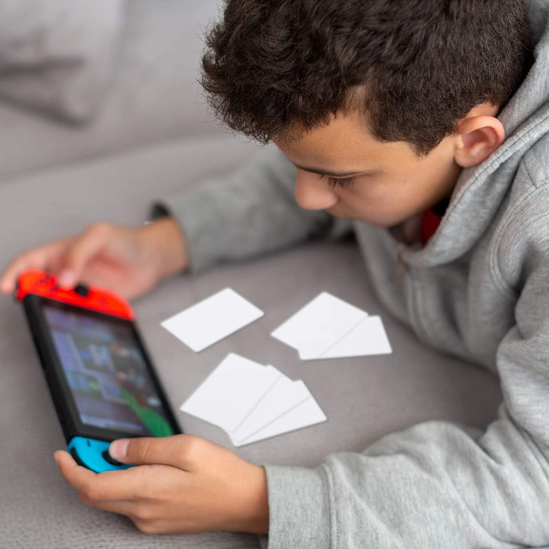 NTAG215 NFC Karten, PVC Karten Weiss Etiketten Kompatibel mit TagMo und Amiibo für Alle NFC-Fähigen