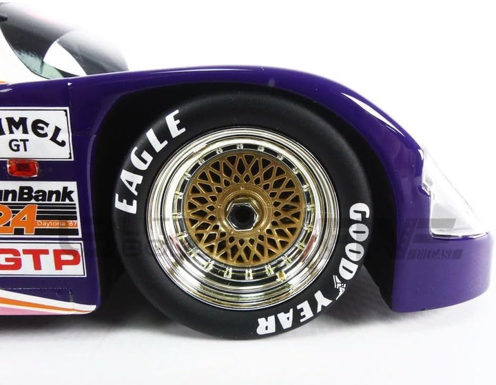 TOP SPEED TS0333 Miniaturauto aus der Kollektion, Violett/Weiss/Orange