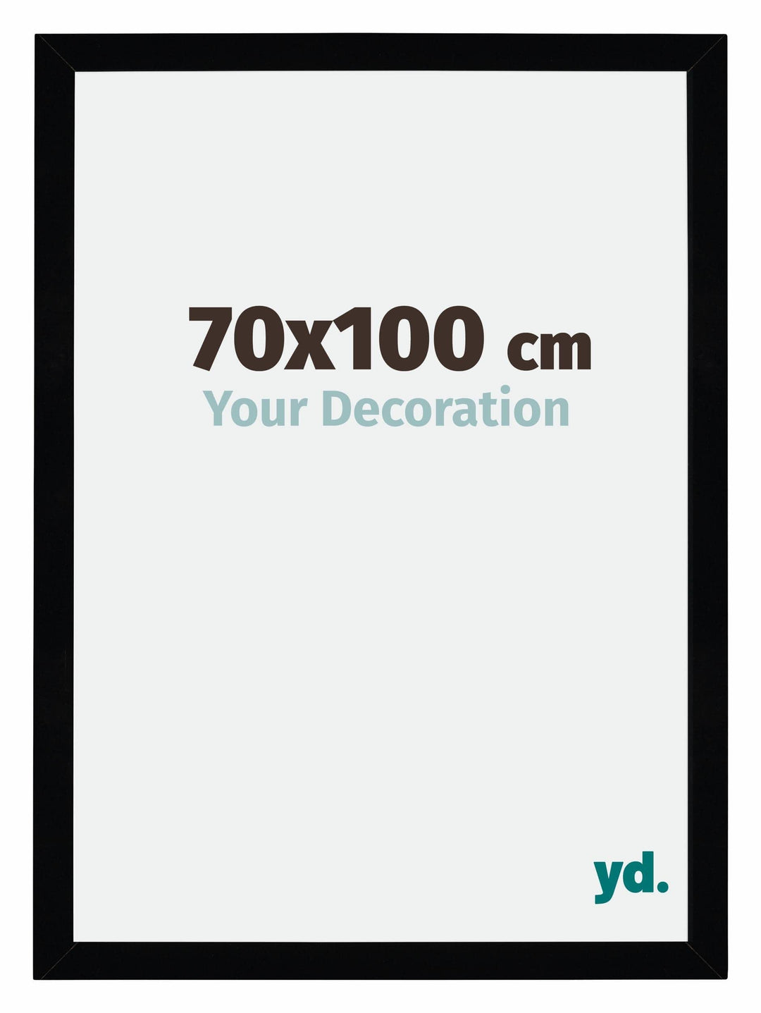 yd. Your Decoration - Bilderrahmen 70x100 cm - Bilderrahmen aus MDF mit Acrylglas - Antireflex - Aus