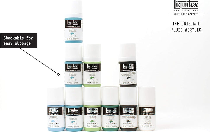 Liquitex 1946889 Professional Acrylfarbe Soft Body - Künstlerfarbe in cremiger deckender Konsistenz,