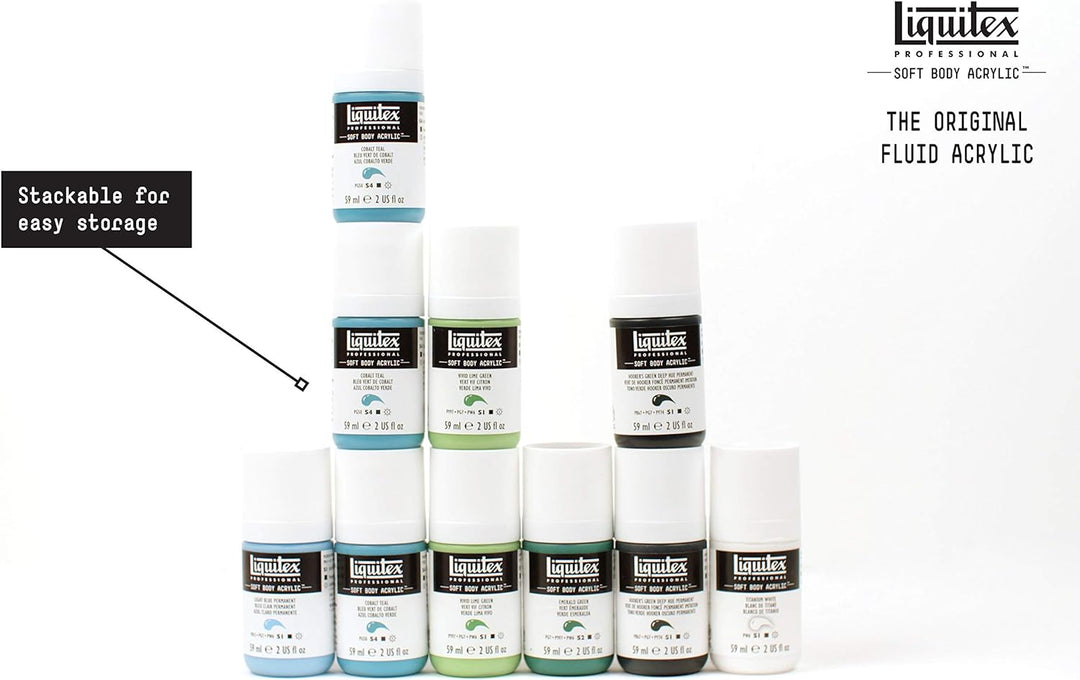 Liquitex 1923894 Professional Acrylfarbe Soft Body - Künstlerfarbe in cremiger deckender Konsistenz,