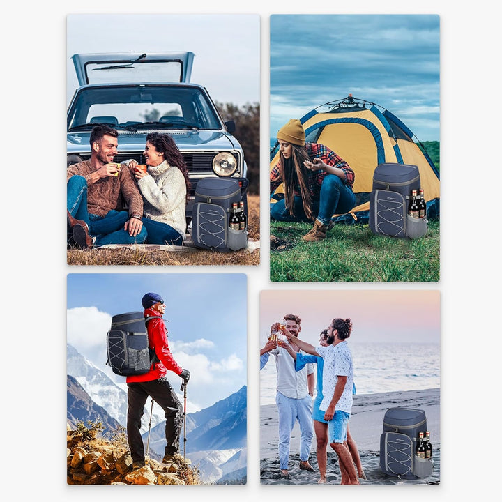 Maelstrom Kühlrucksack 35/50 Dosen, Isolierter Cooler Rucksack Auslaufsicher, Grosse Kühltasche Ruck