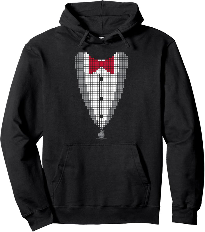 The Big Bang Theory Pixelated Tux Pullover Hoodie