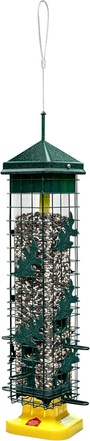 Squirrel Solution200 Vogelfutterstation mit 6 Futteranschlüssen, 1,5 kg Samenkapazität, inkl. Sament