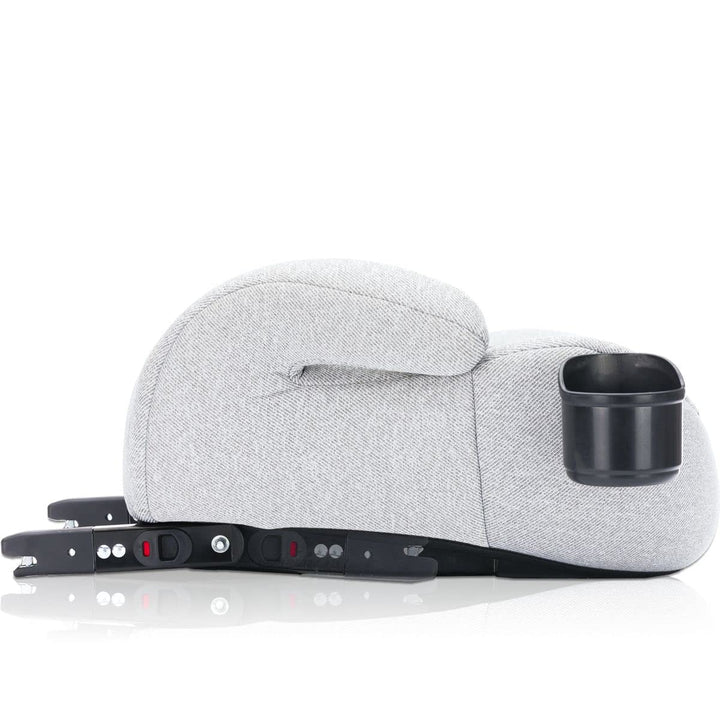 Sitzerhöhung i-Size Norm Isofix Kinder Auto Sitz Gruppe 3 125 – 150 cm Körpergrösse ECE R129 (GRAU),