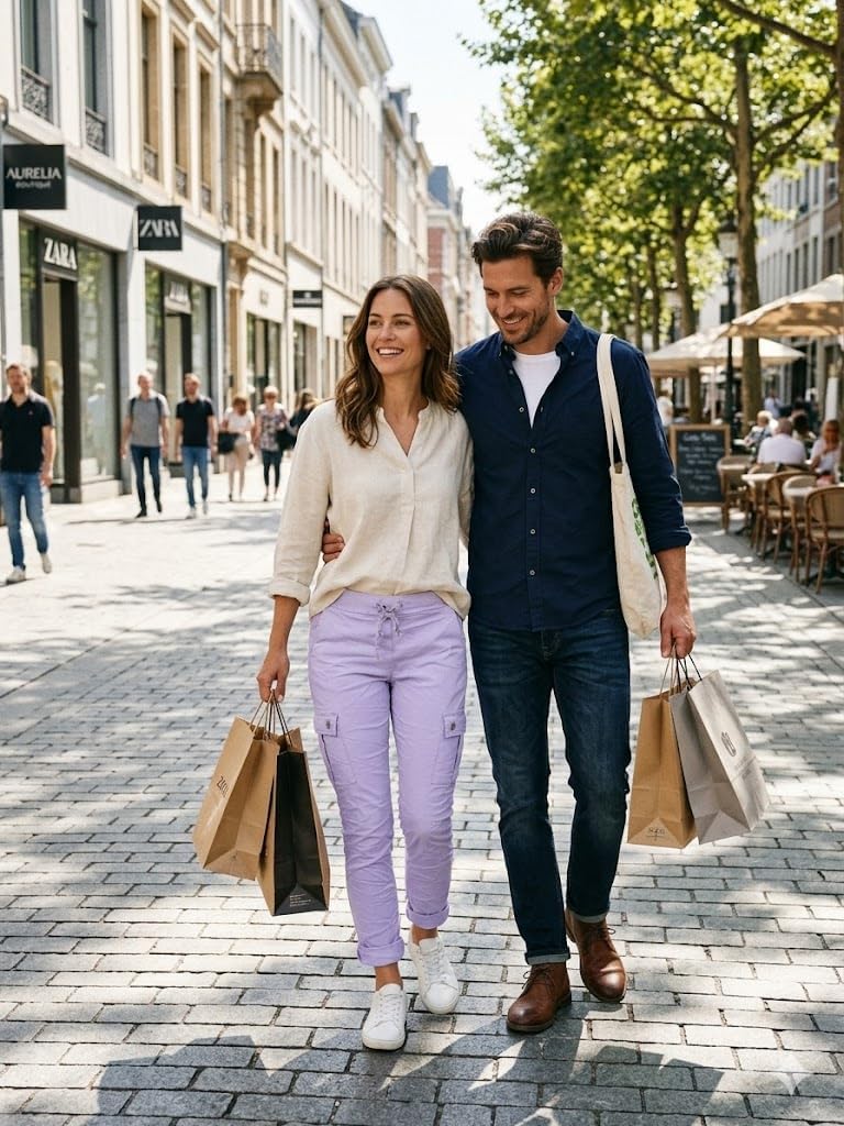 Damen schmal geschnittene Hose aus Stretch Classic Cargo Pants für Freizeit Boyfriend Baggyhose Tasc