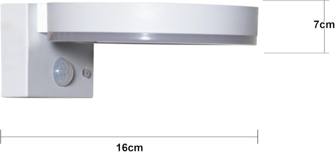 Star Solar Wandleuchte VIDI Weiss ca 16 x 7 cm ca 16 x 7 cm Weiss, ca 16 x 7 cm Weiss