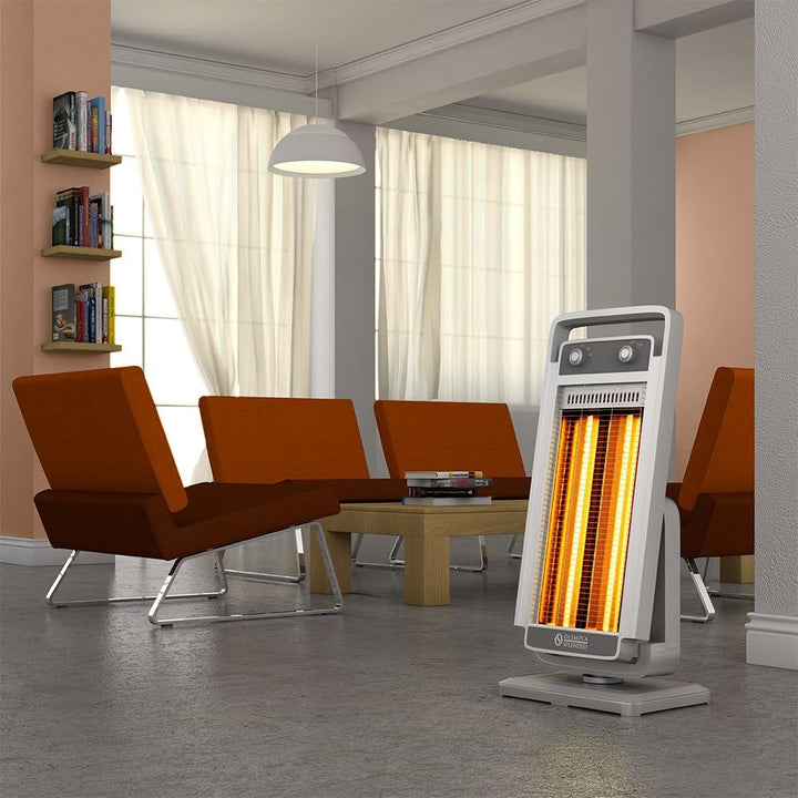 Olimpia Splendid 99610 Solaria Carbon Heizstrahler 1100 W, 45 m³ Carbonfaser Gris, Carbonfaser Gris