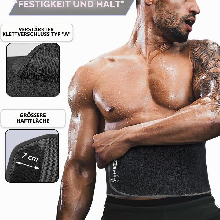 Bauchweggürtel Herren und Damen aus Neopren-Sauna Fitnessgürtel Schwitzgürtel-Bauchgurt Sport-Sport-