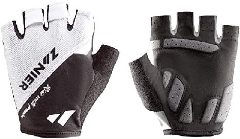 Zanier-Unisex-Handschuhe-CYCLING TEAM GLOVE 8.5 Schwarz, Weiss, 8.5 Schwarz, Weiss