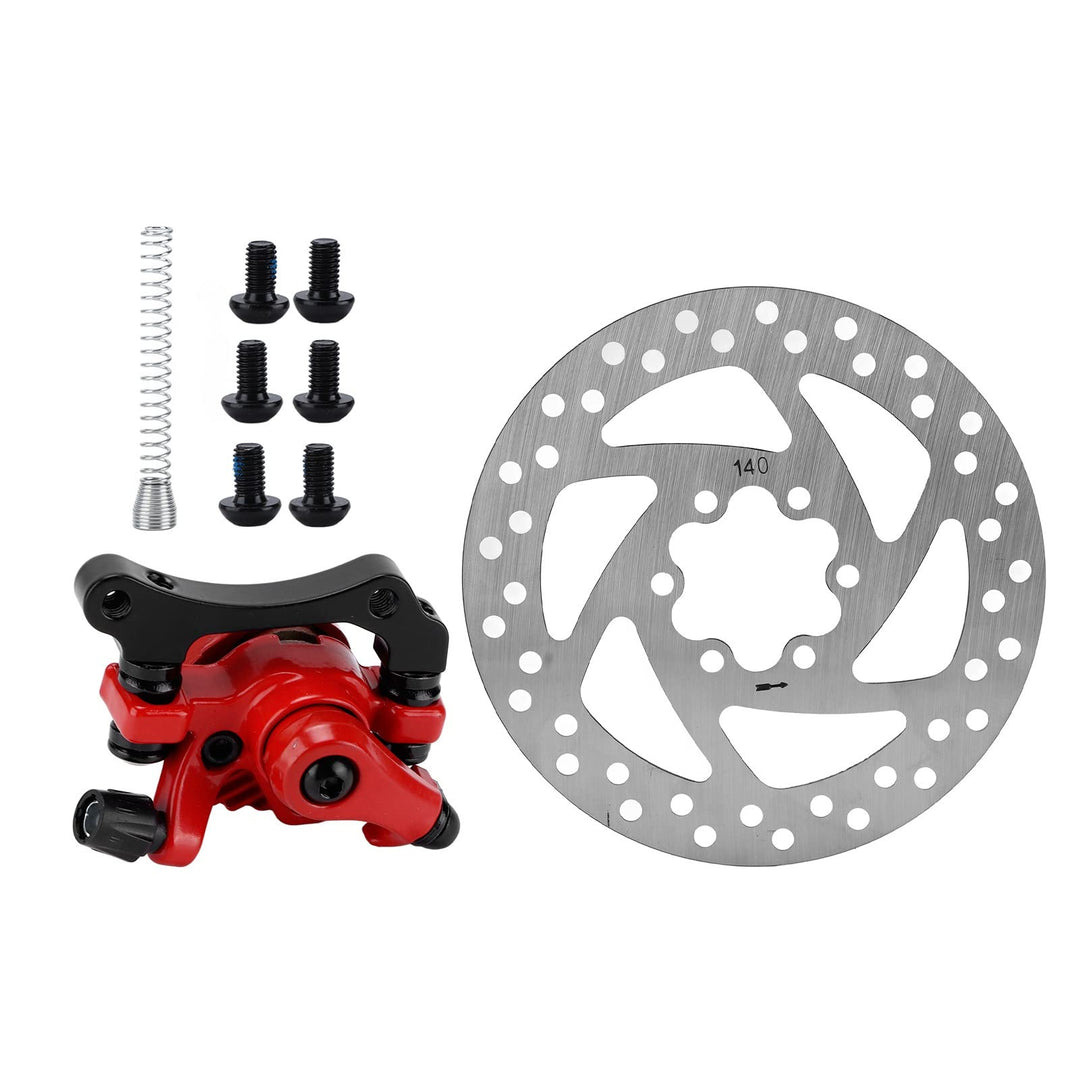 Bremsenzubehör, langlebiges Bremsscheiben-Sattelset Edelstahl 6-Loch 140mm für Elektroroller