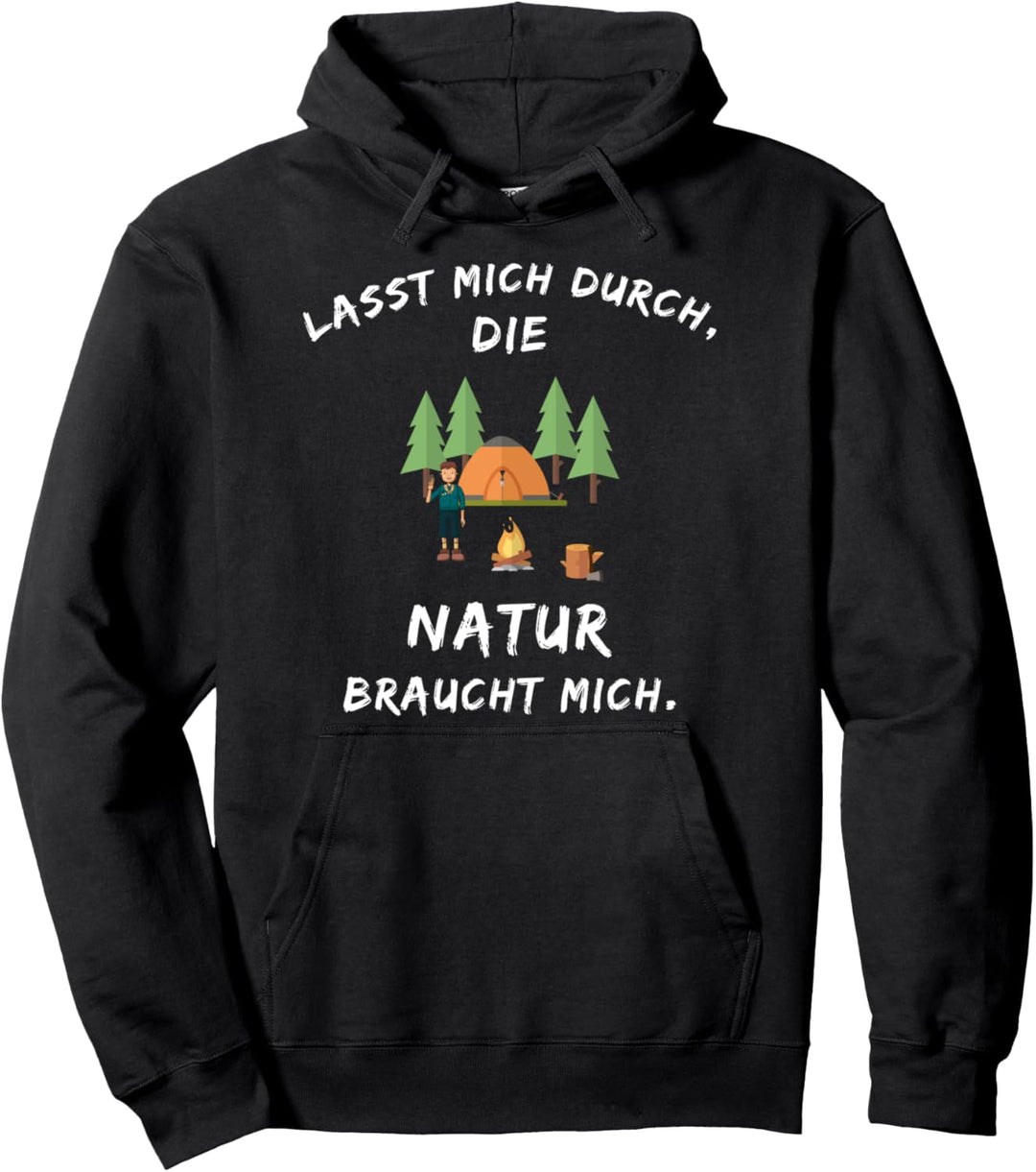 Lustiger Pfadfinder Spruch Pfadfinden Zelten Camping Wandern Pullover Hoodie