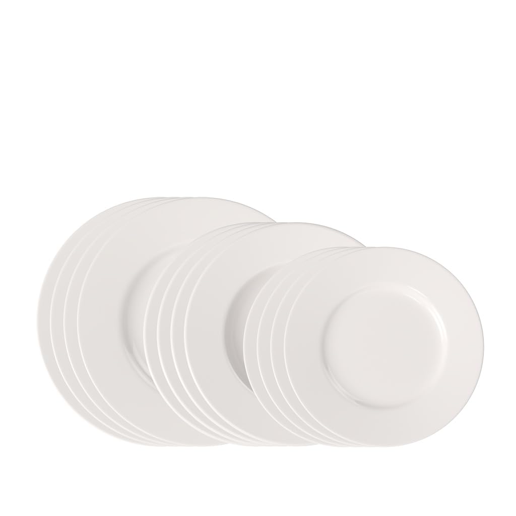 vivo - Villeroy & Boch Group vivo | Villeroy & Boch Group Basic White Starter Teller Set 12tlg.
