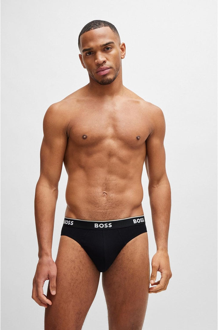 HUGO BOSS Herren Slips (3er Pack) S New - Black001, S New - Black001