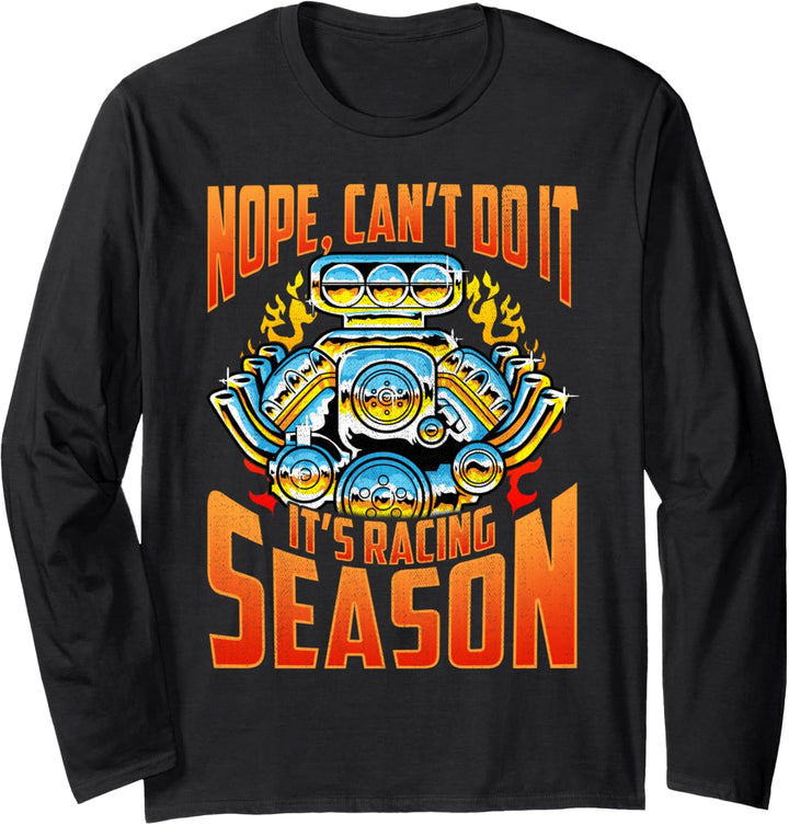 Racing Lover Funny Saying - Racer Gift For Men And Car Lover Langarmshirt