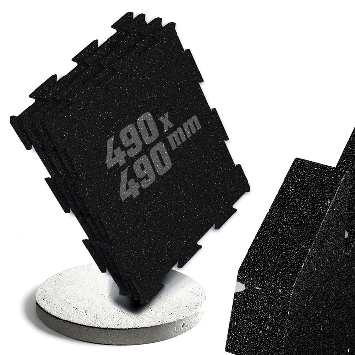 HQ Germany® Bodenschutzmatte Fitness - Premium Gym Boden | Made in EU | Matten Fitnessraum in Studio