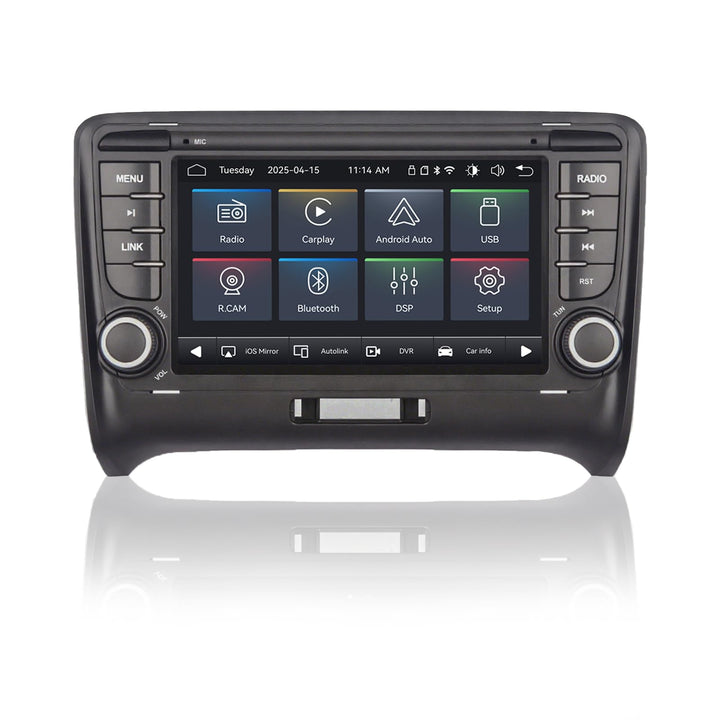 Linux Autoradio für Audi TT MK2 8J 2008-2014 Blitzstart/Bluetooth/Wireless CarPlay/Android Auto/FM/A