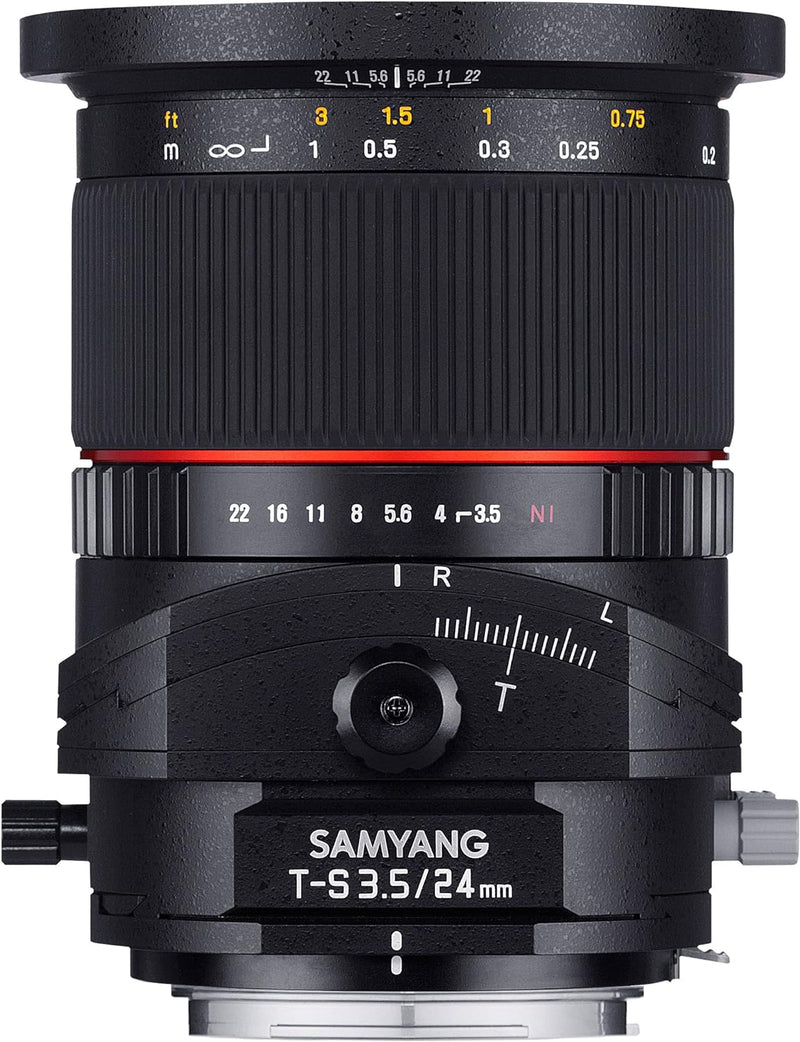 Samyang 24mm F3.5 T/S Objektiv für Anschluss Sony Alpha, Sony Alpha