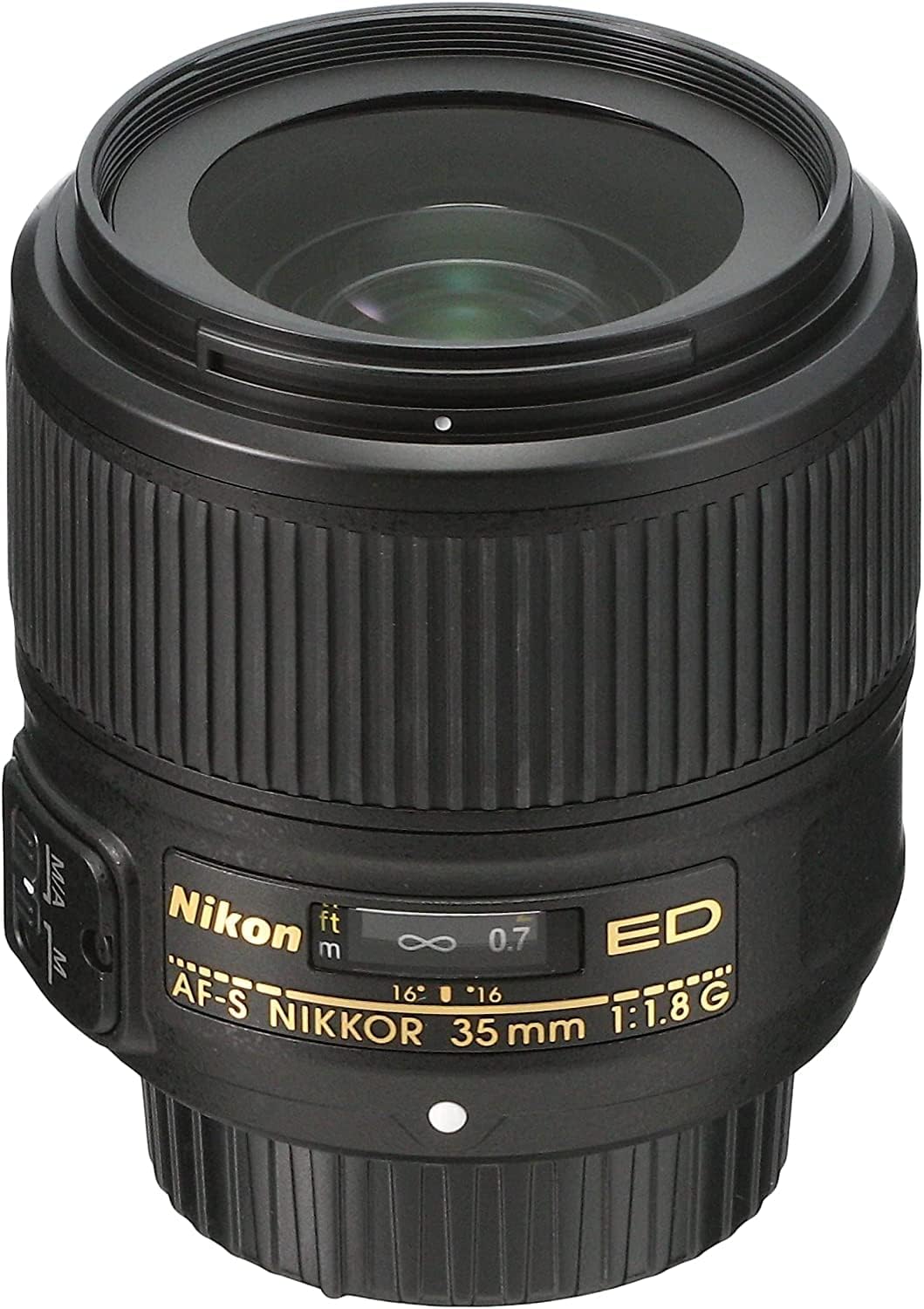 Nikon AF-S Nikkor 35mm 1:1.8G ED Objektiv (58 mm Filtergewinde) für Nikon-F-Bajonett schwarz 35 mm,