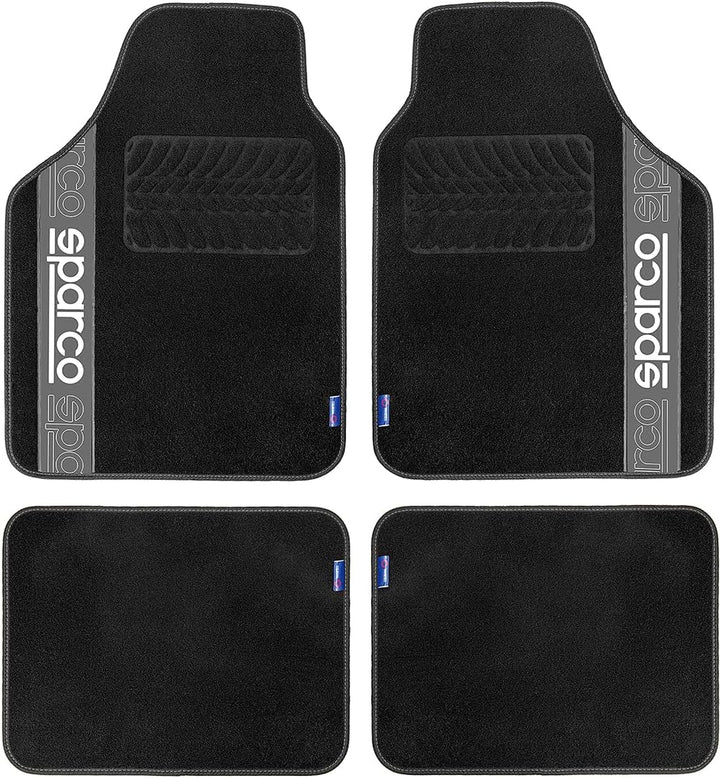 Sparco Teppichboden F510 Schwarz/Grau Teppichboden TEPPICH F510 GRAU, TEPPICH F510 GRAU