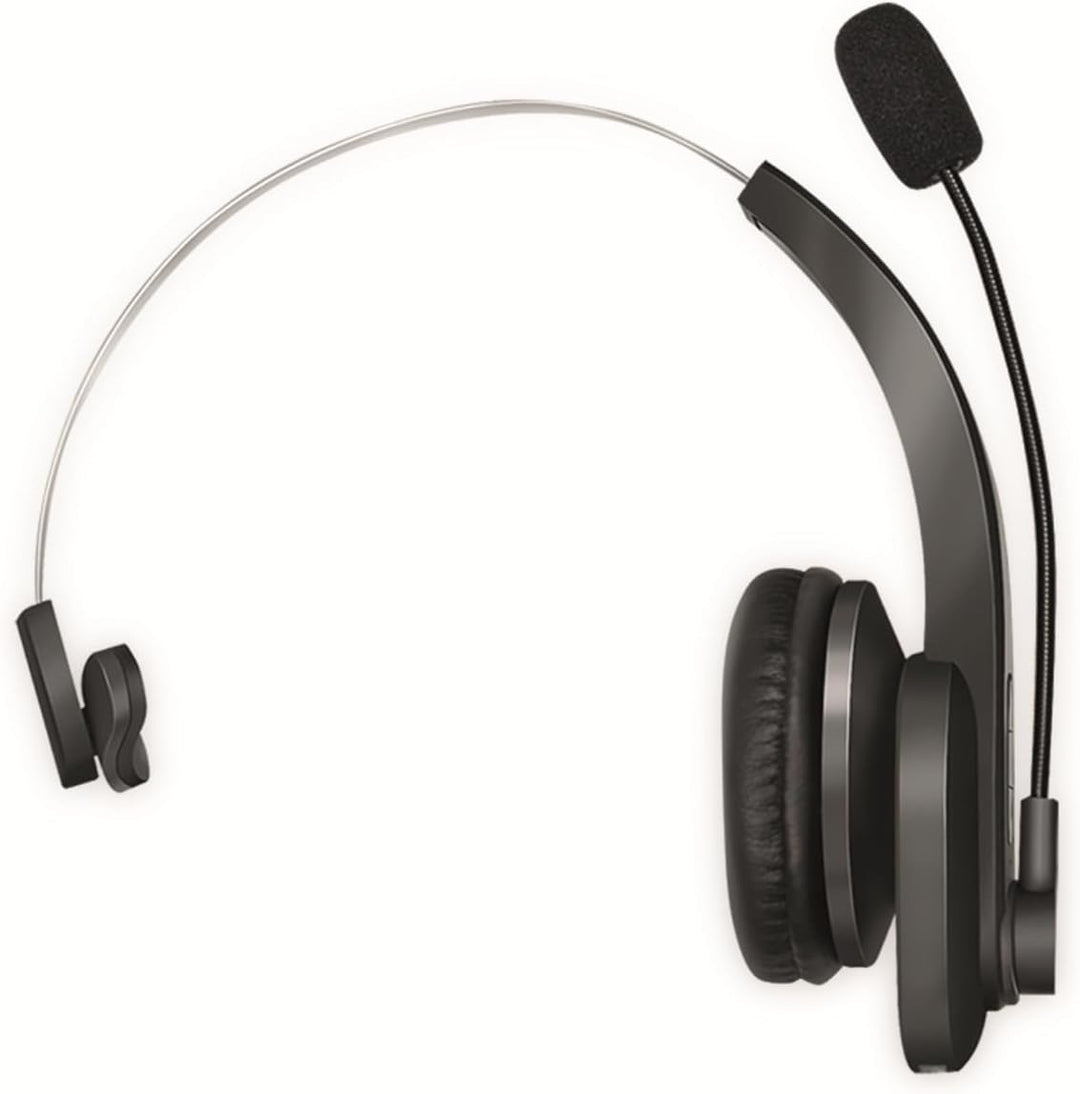 LogiLink BT0059 - BT Mono Headset mit Ladestation, Mikrofon Schwarz Standard