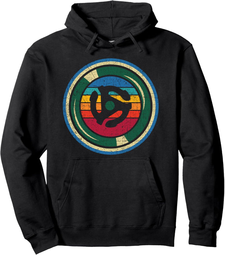 Plattenkollektor Geschenke 45 Adapter Vinyl DJ Pullover Hoodie