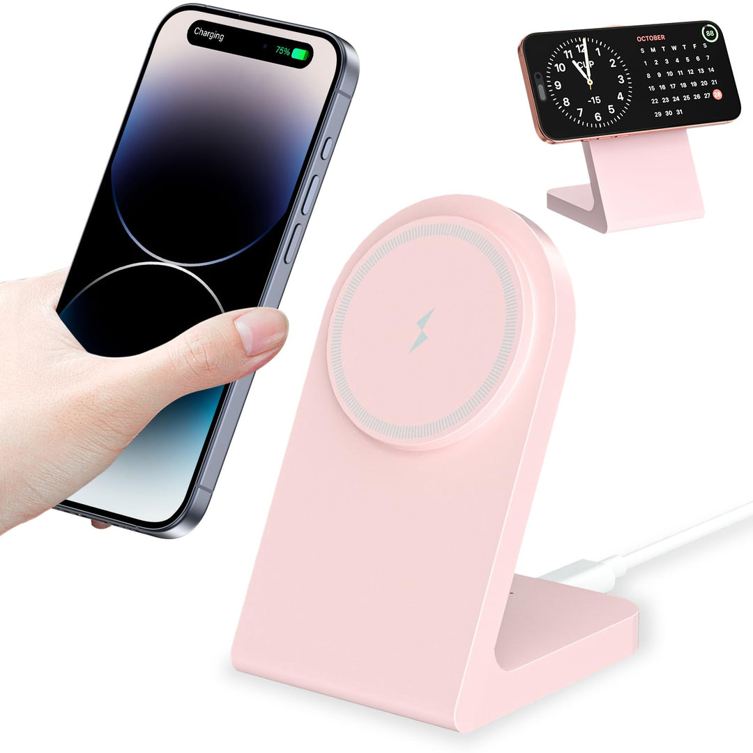 Magnetische Wireless Ladegerät Kabellose Ladestation, Schnelle Magnetische Ladestation Kompatibel mi