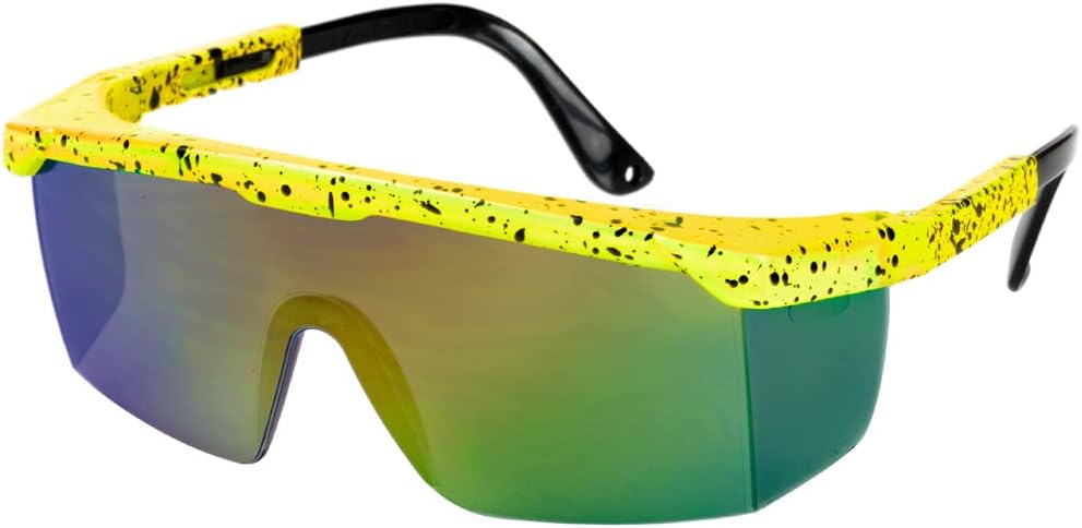 MIMIKRY 80er Jahre Retro Ski-Anzug Herren-Kostüm inkl. Brille Overall Einteiler Trash Bad Taste Apre