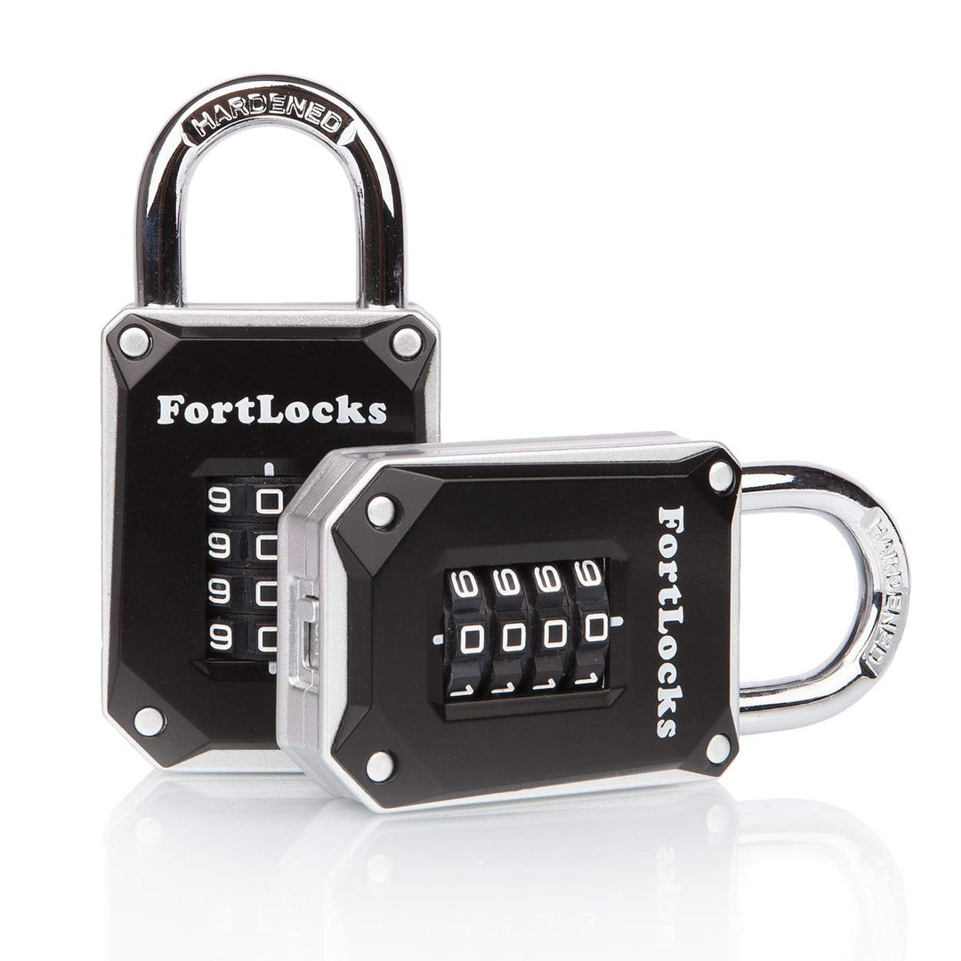 2er-pack Fortlocks Schlösser Für Fitnessstudio-schliessfächer - 4-stellig Robust Wetterfest Gehärtet