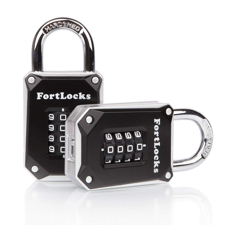 2er-pack Fortlocks Schlösser Für Fitnessstudio-schliessfächer - 4-stellig Robust Wetterfest Gehärtet