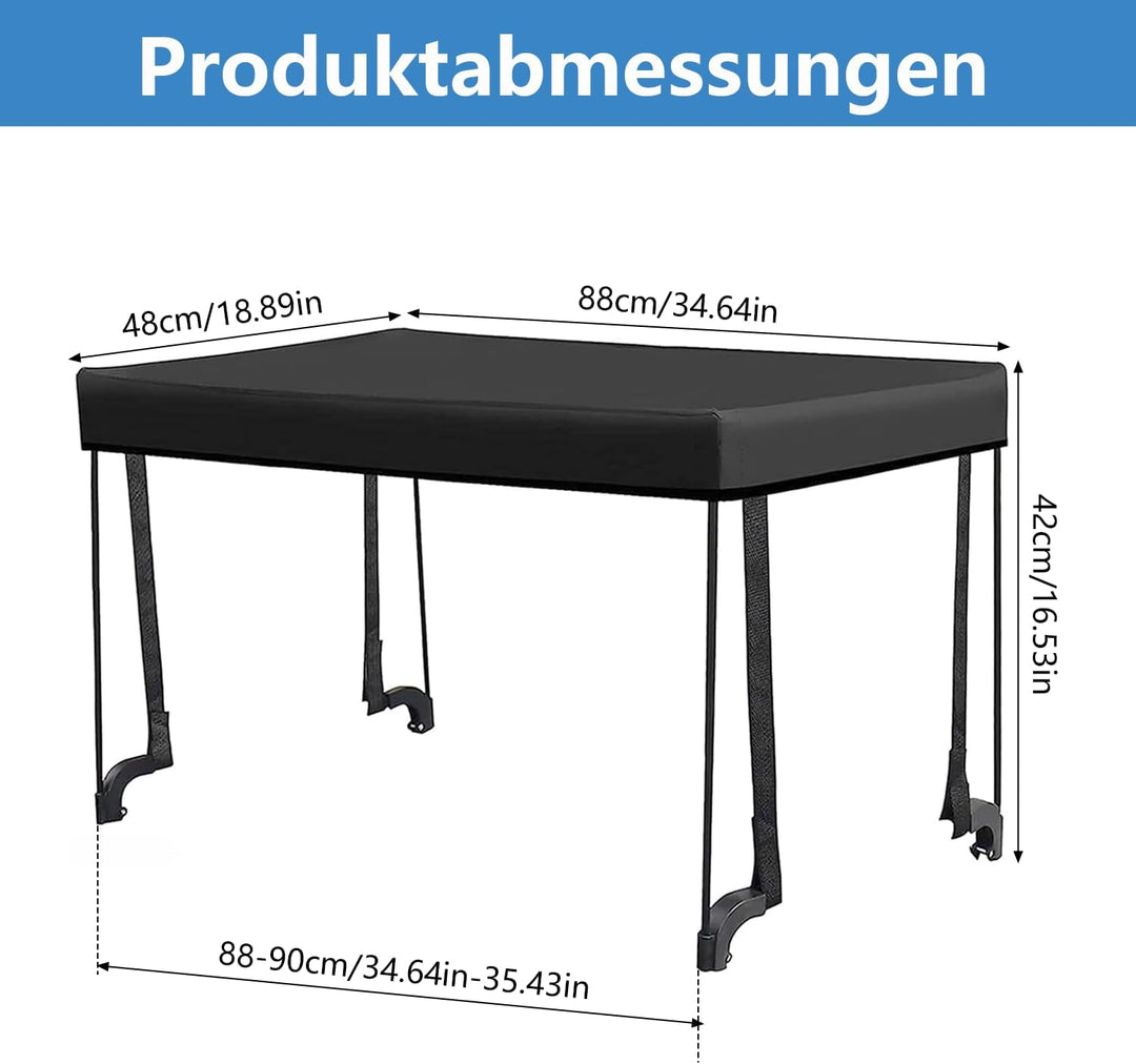 Markise für Bollerwagen Faltbare,Regenschutzhülle Bollerwagen,Markise Shade Cover für Kinder Falten
