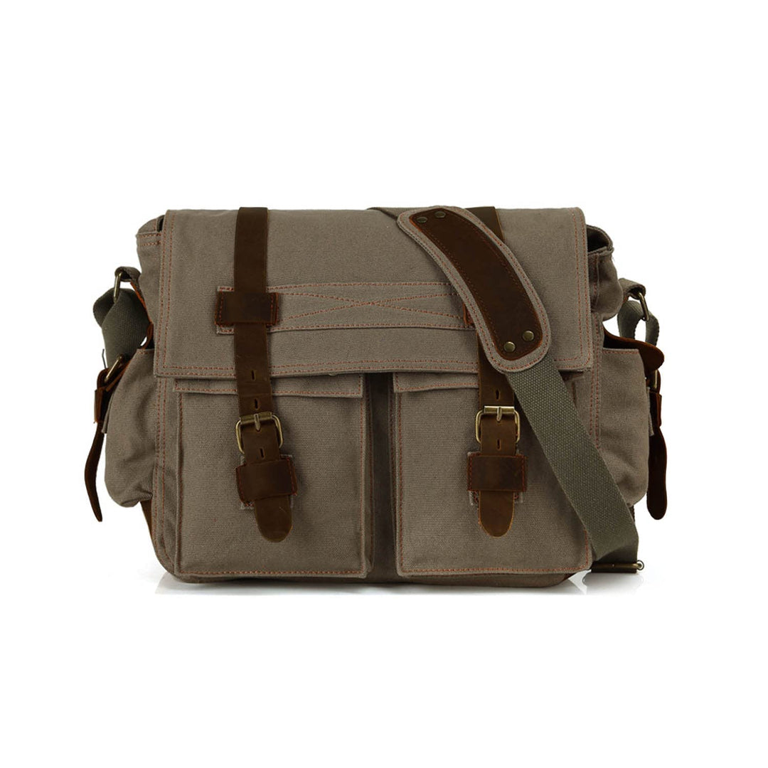 FANDARE Neu Retro Messenger Bag Umhängetasche Schultertasche 14 Zoll Laptoprucksäcke Herren Frauen T