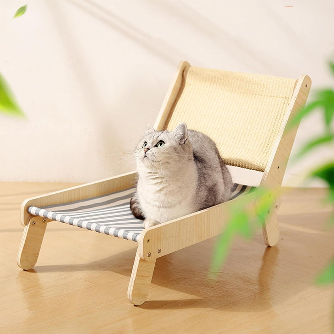 Generisch Strandkorb Katzenhängematte | Katzen Sisal Stuhl | Katzen Sisal Bett | Erhöhte Katzenbette