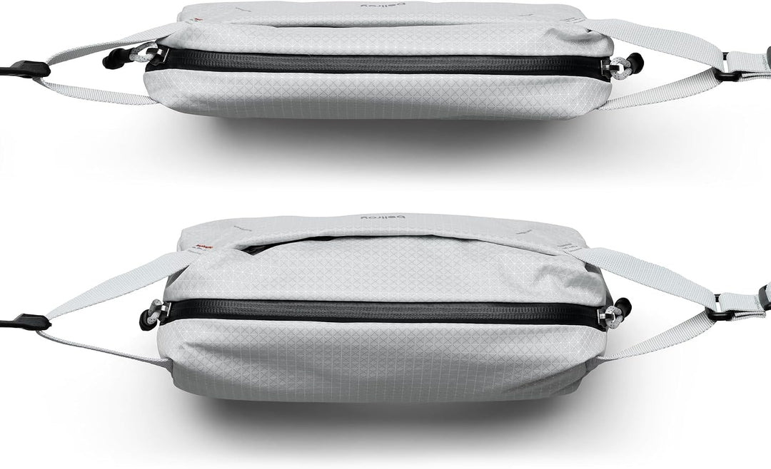 Bellroy Lite Sling Mini, Leichte Umhängetasche - Fog | 4L leichte Umhängetasche für Handy, Geldbörse