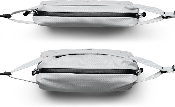 Bellroy Lite Sling Mini, Leichte Umhängetasche - Fog | 4L leichte Umhängetasche für Handy, Geldbörse
