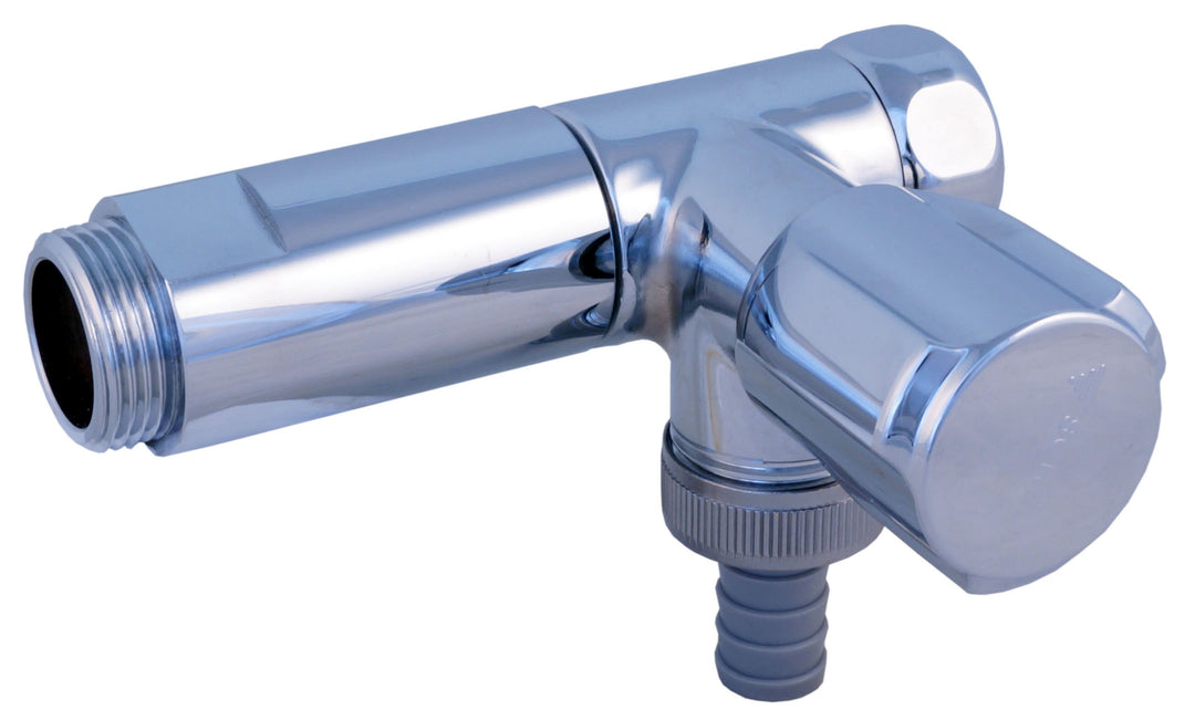 SCHELL 033240699 NA-Ventil / Nebenanschlussventil COMFORT, verchromt , WAS-Ventil für Wandbatterie,