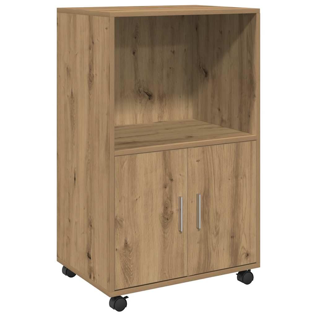 vidaXL Rollschrank, Büroschrank mit Stauraum, Aktenschrank für Wohnzimmer Büro, Bürocontainer Schran