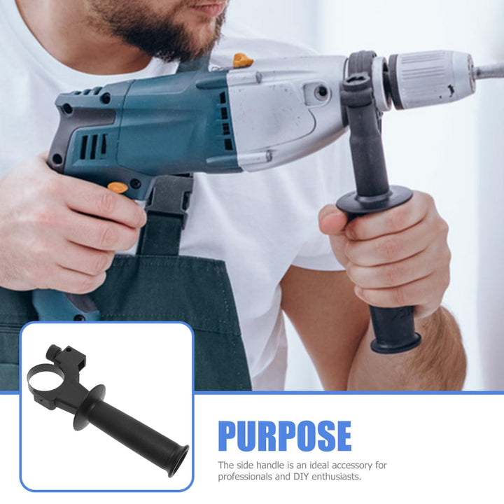 VILLCASE Seitengriff Für Elektrohammer Schlagbohrmaschinen Ersatzgriff Ergonomisch Einstellbar Rutsc