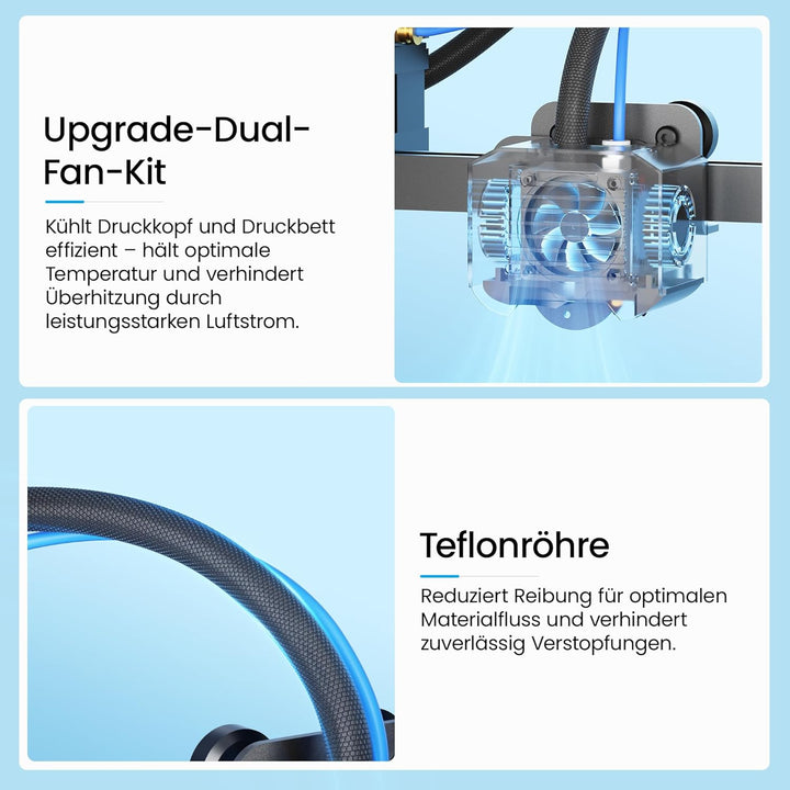 LONGER 3D Drucker LK5 Pro, Grosse Druckgrösse 30X30X40CM, 3D Printer mit 4,3 Zoll Touchscreen, Open