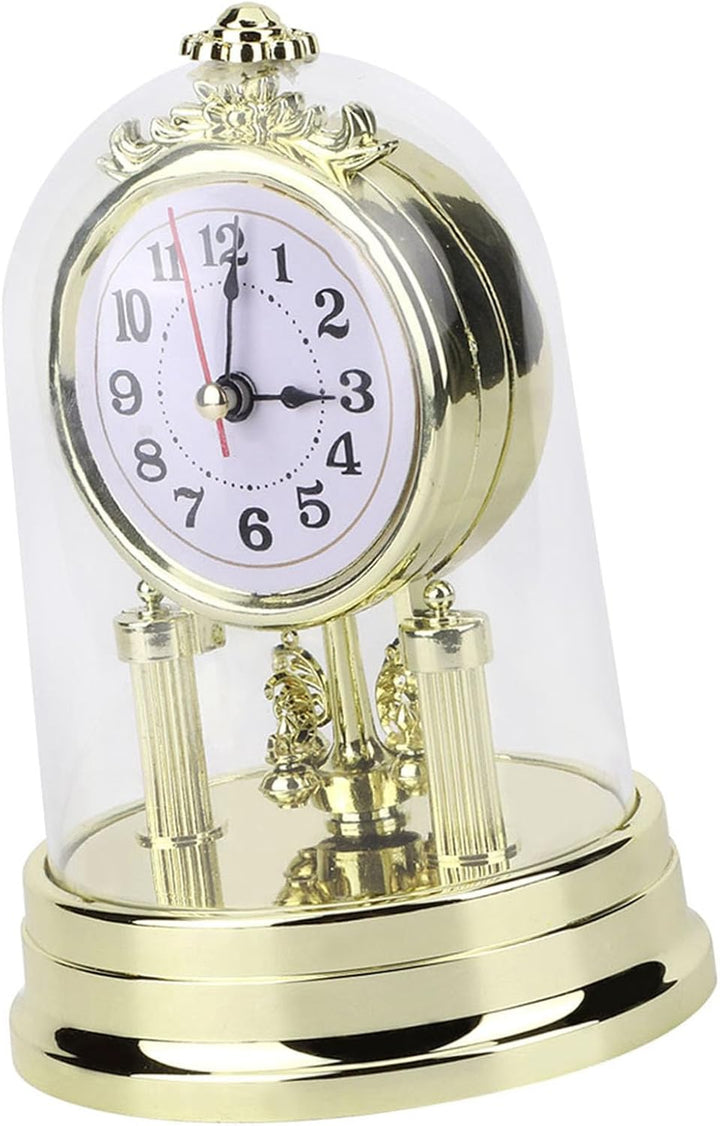 Vintage-Uhr, Kaminuhr, Tischuhren für Wohnzimmer, Leise Schreibtischuhr, Antike Uhr Im Europäischen