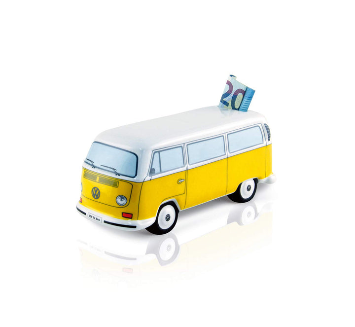 BRISA VW Collection - Volkswagen Spar-Büchse-Schwein-Dose im T2 Bulli Bus Design (Classic Bus/Orange