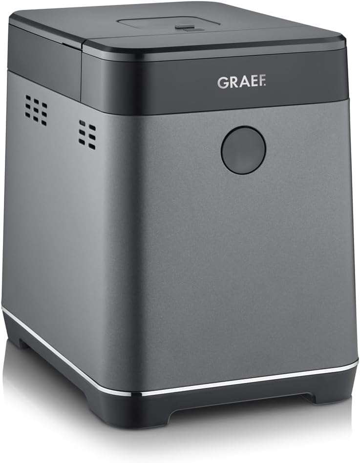 GRAEF Brotbackautomat BA806, Brotbackmaschine mit 36 Programmen, 500 g oder 750 g Brot, 60 min Warmh