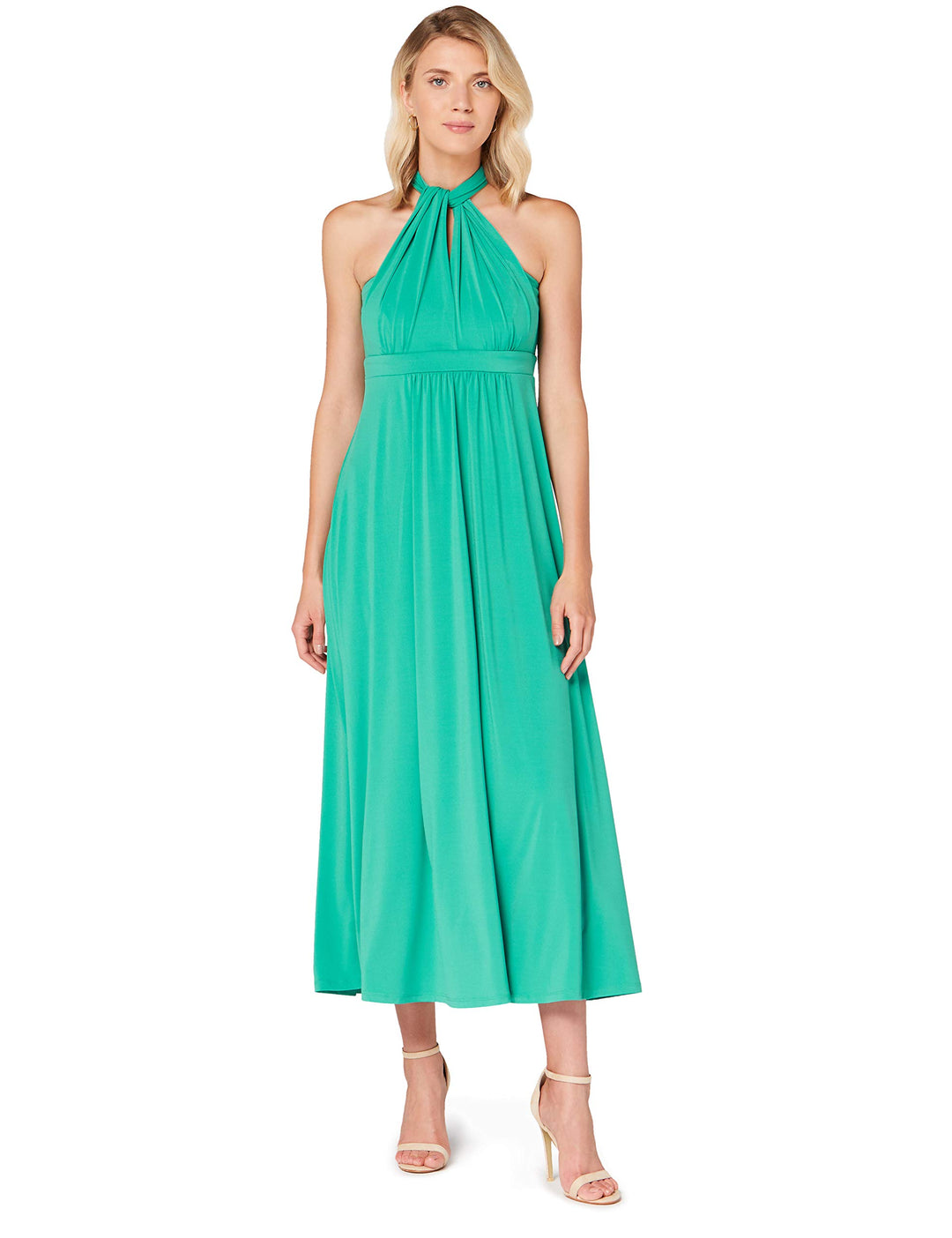 Truth &amp; Fable Damen Maxi A-Linien-Kleid 42 Grün (Alambragrün)., 42 Grün (Alambragrün).